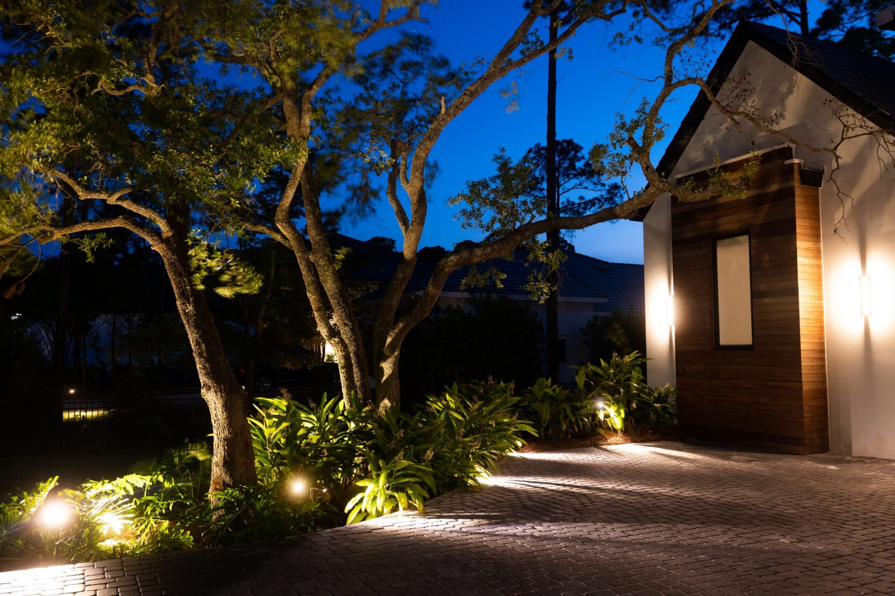 Outdoor lighting project