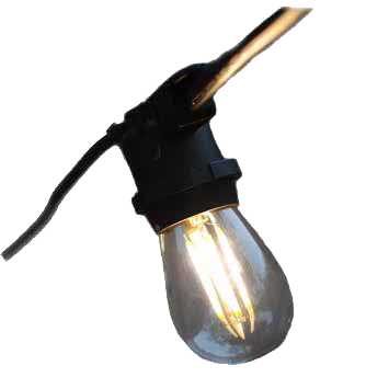 Commercial Bistro String Lights — Inline Socket (120v)