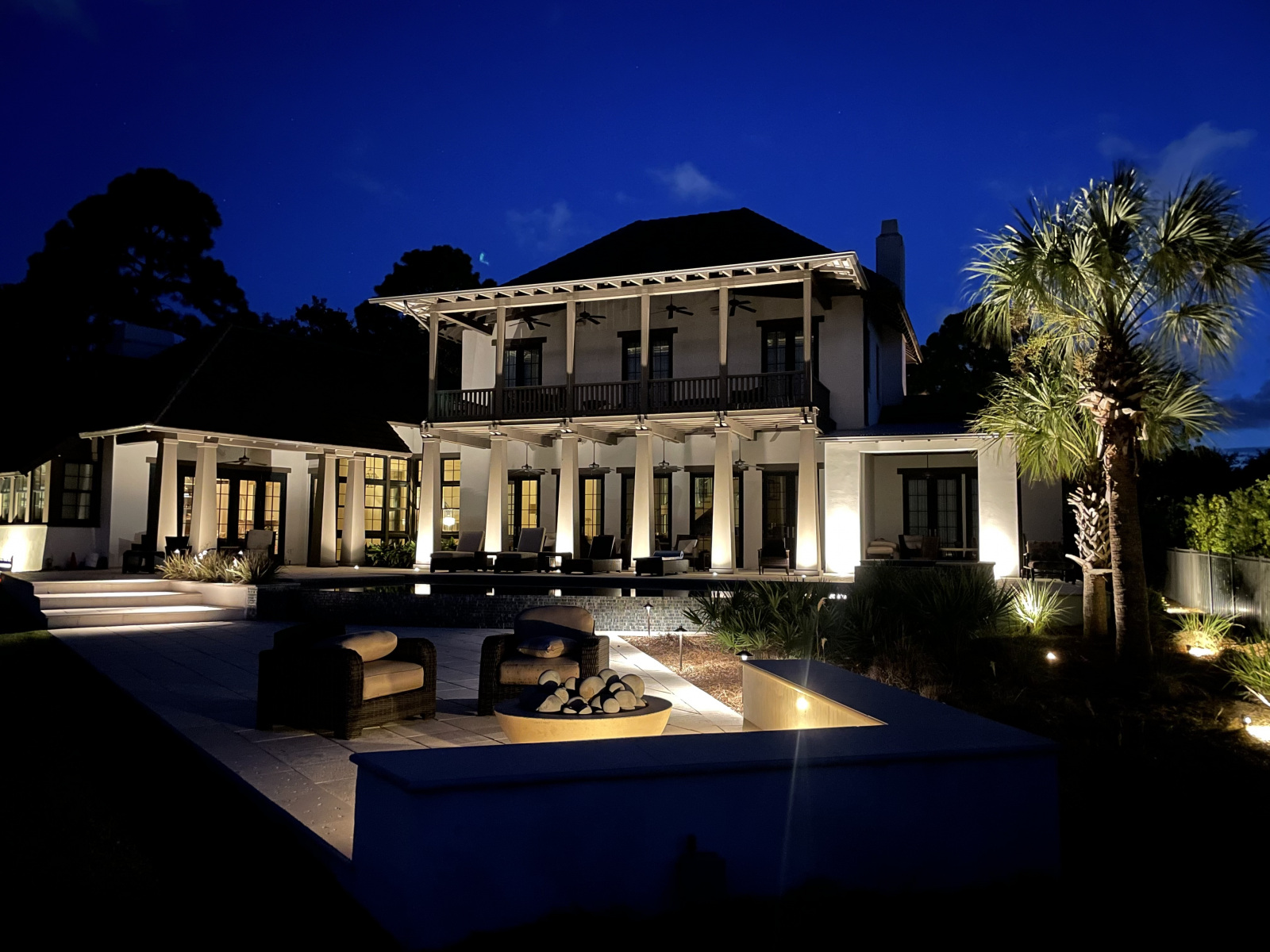 Outdoor lighting project
